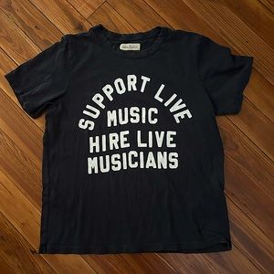 Imogene + Willie Support Live Music Tee size large black